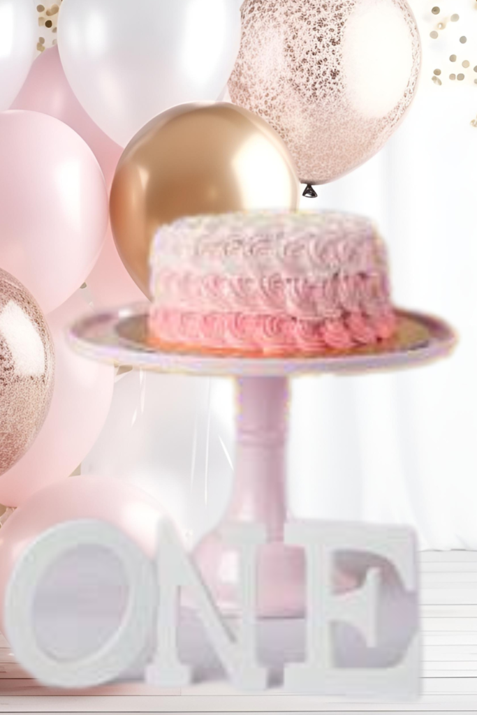 Birthday Smash Cake for Baby Girl