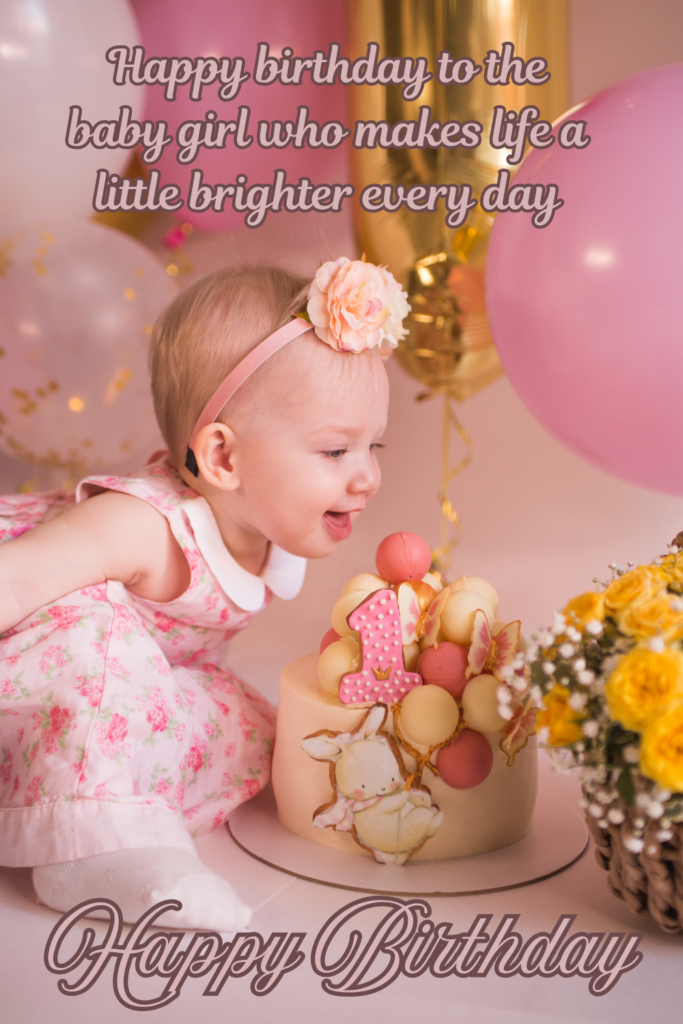 Birthday Messages for Baby Girl