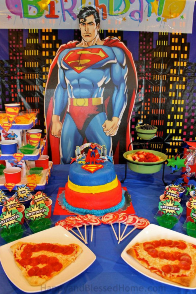 Baby Boy Birthday Superman Themes