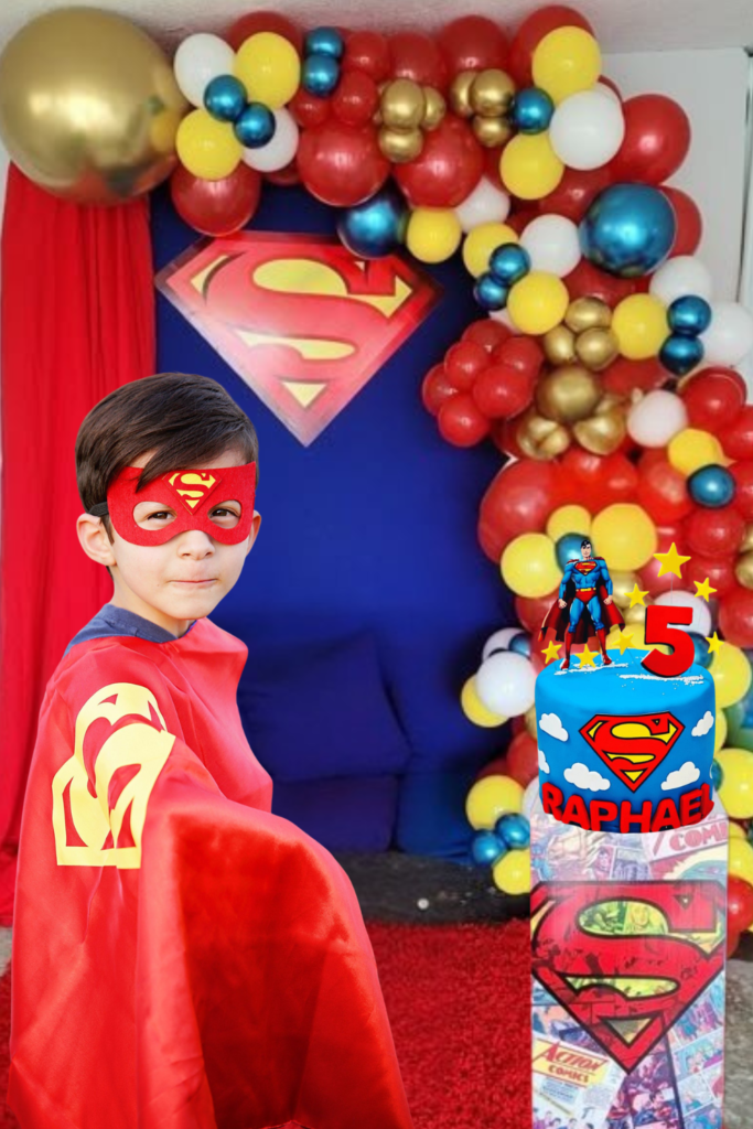Baby Boy Birthday Superman Themes