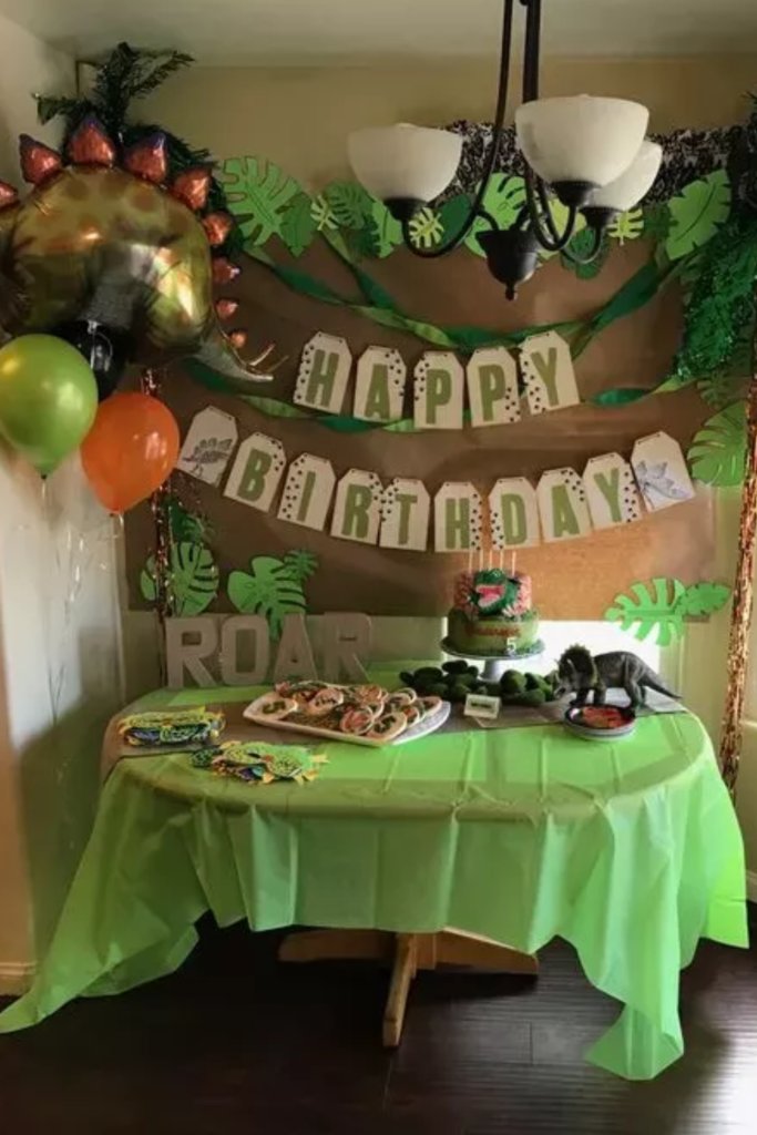 Baby Boy Birthday Dinosaur Adventure Themes