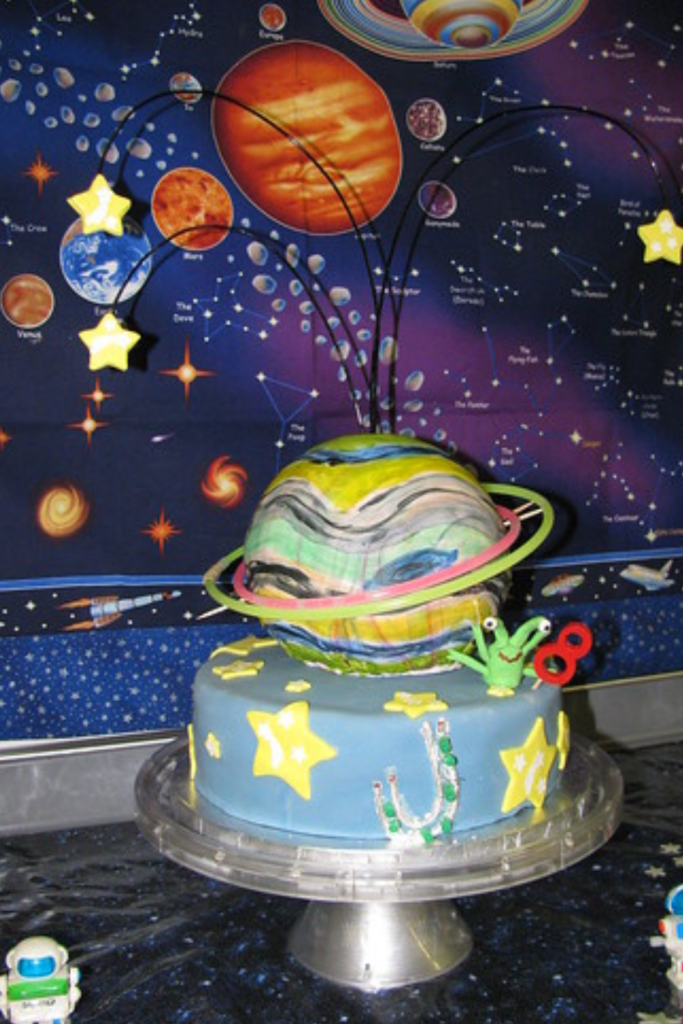 Baby Boy Birthday Space Exploration Themes