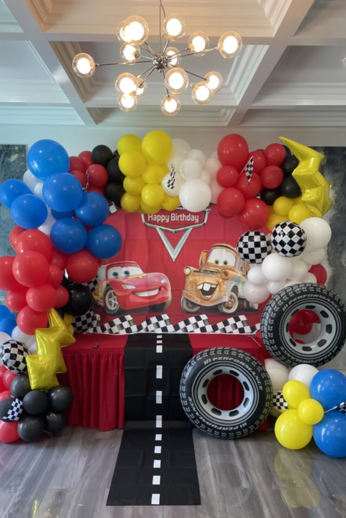 Baby Boy Birthday Car Themes