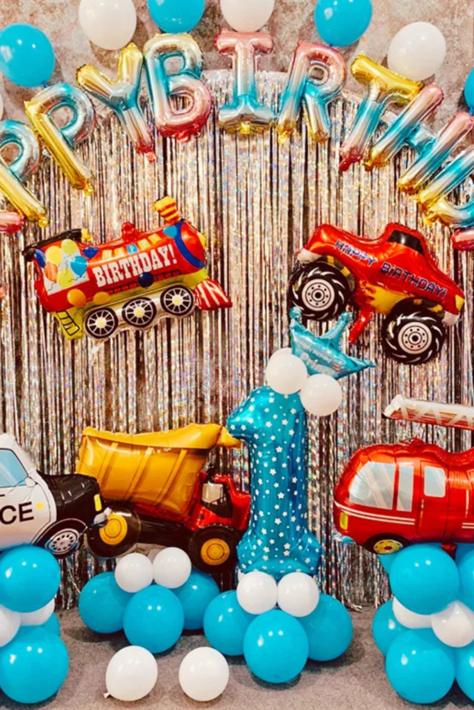 Baby Boy Birthday Car Themes