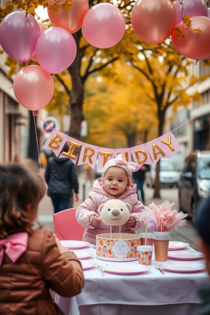 Baby Girl and Boy Birthday Party Decoration