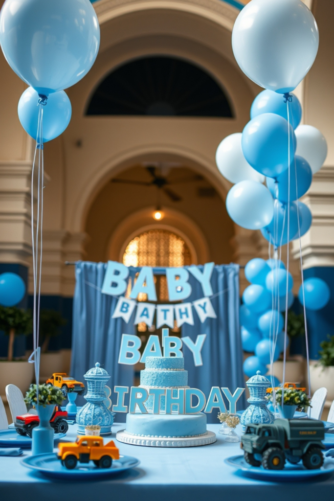 Baby Girl and Boy Birthday Party Decoration