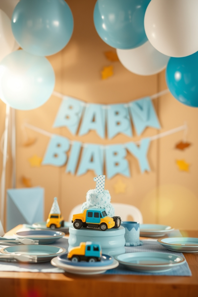 Baby Girl and Boy Birthday Party Decoration