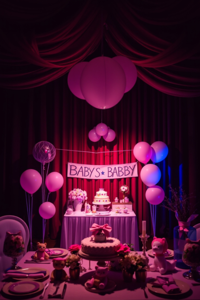 Baby Girl and Boy Birthday Party Decoration