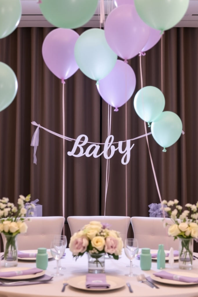 Baby Girl and Boy Birthday Party Decoration