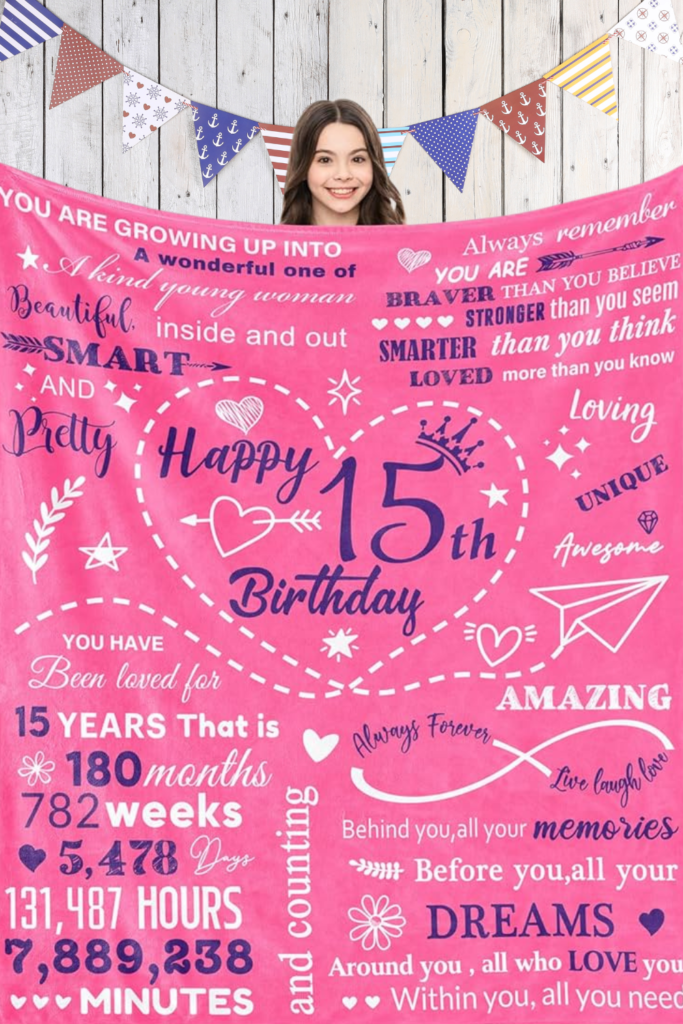 Personalized Baby Blanket Birthday Gift