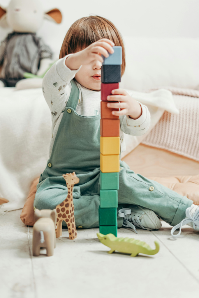Birthday Stacking Blocks Toy Gift