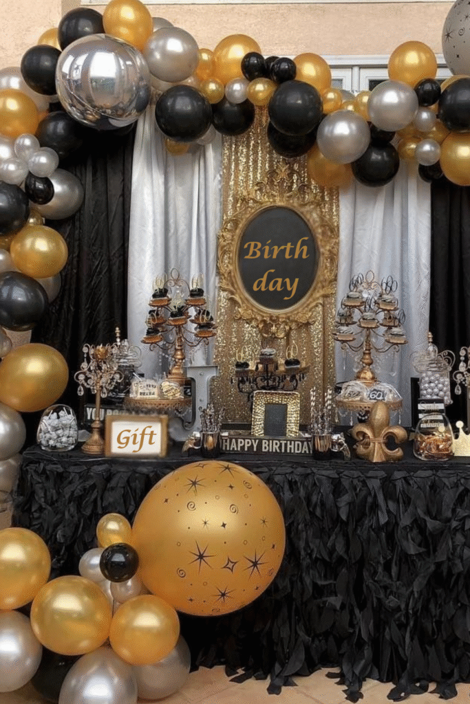 Birthday Gift Table Extra Decor