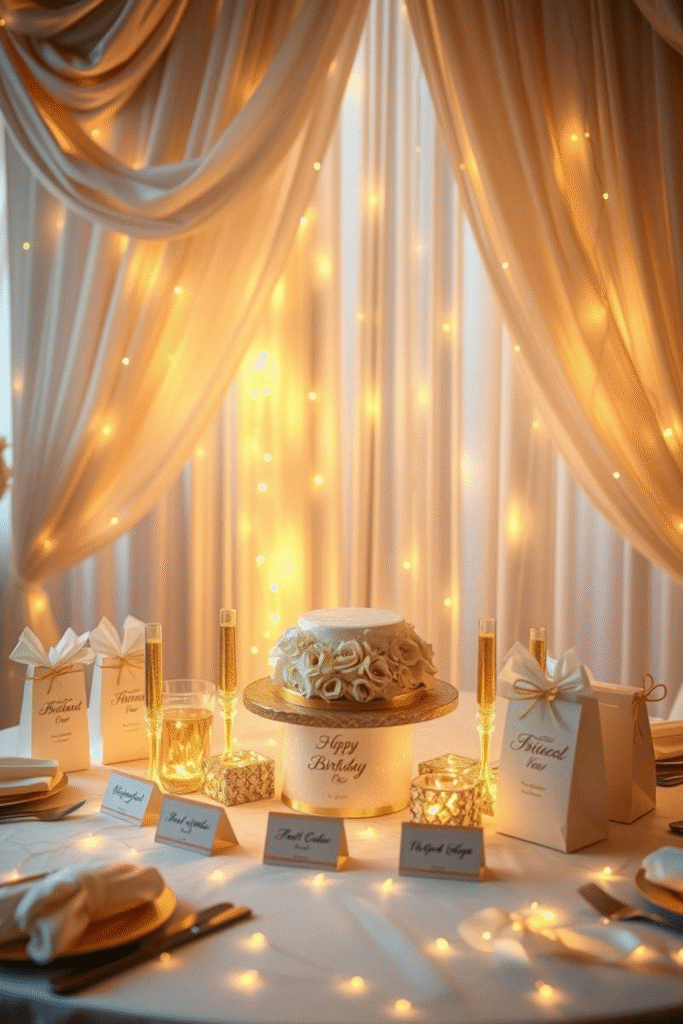 Birthday Gift Table Extra Decor