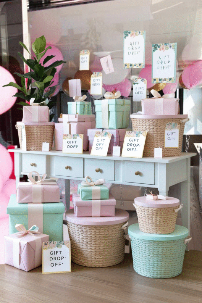 Birthday Gift Table Organization Tips