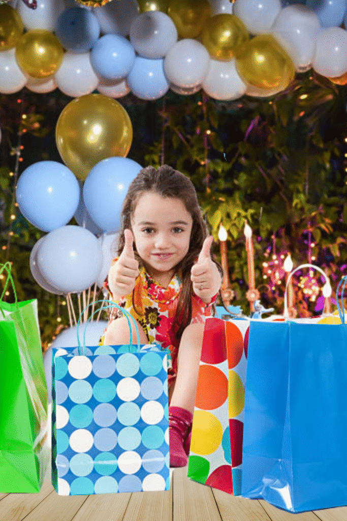Birthday Party Themes and Matching Gift Bag