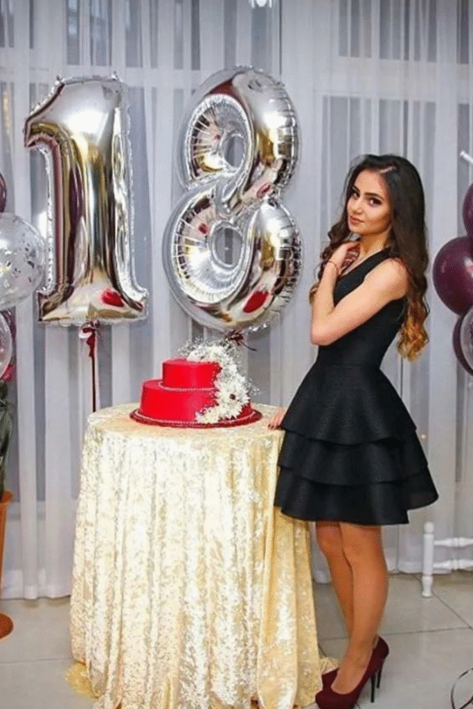 Girl Birthday Black Outfit