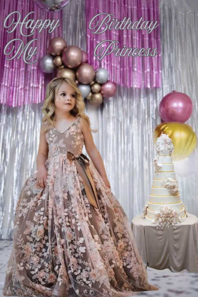 Cute Baby Girl Birthday Outfit