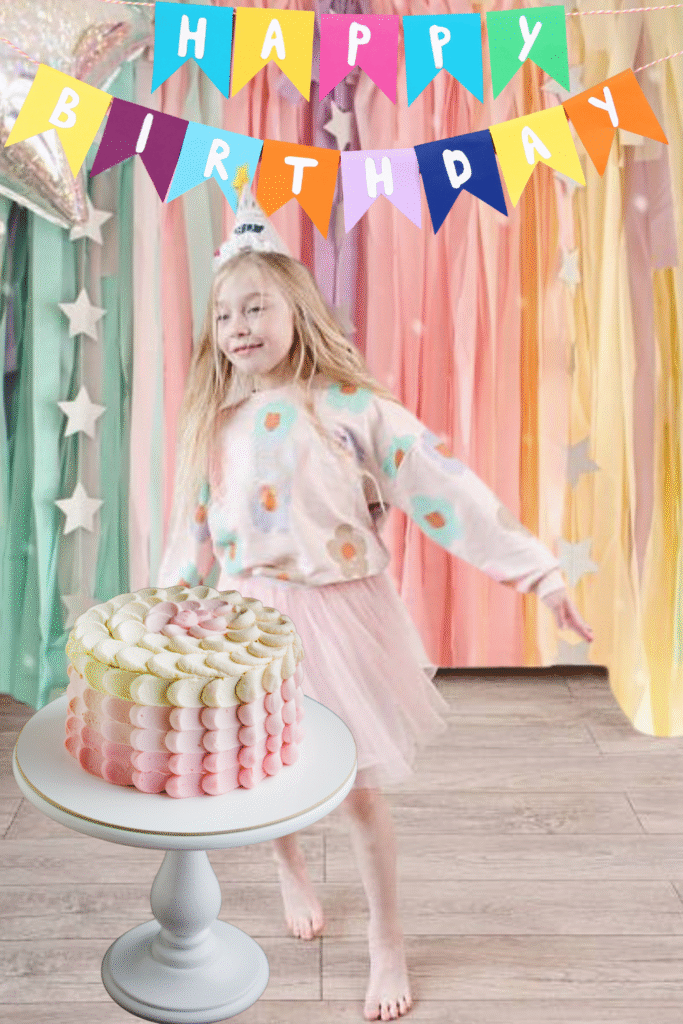 Cute Baby Girl Birthday Outfit