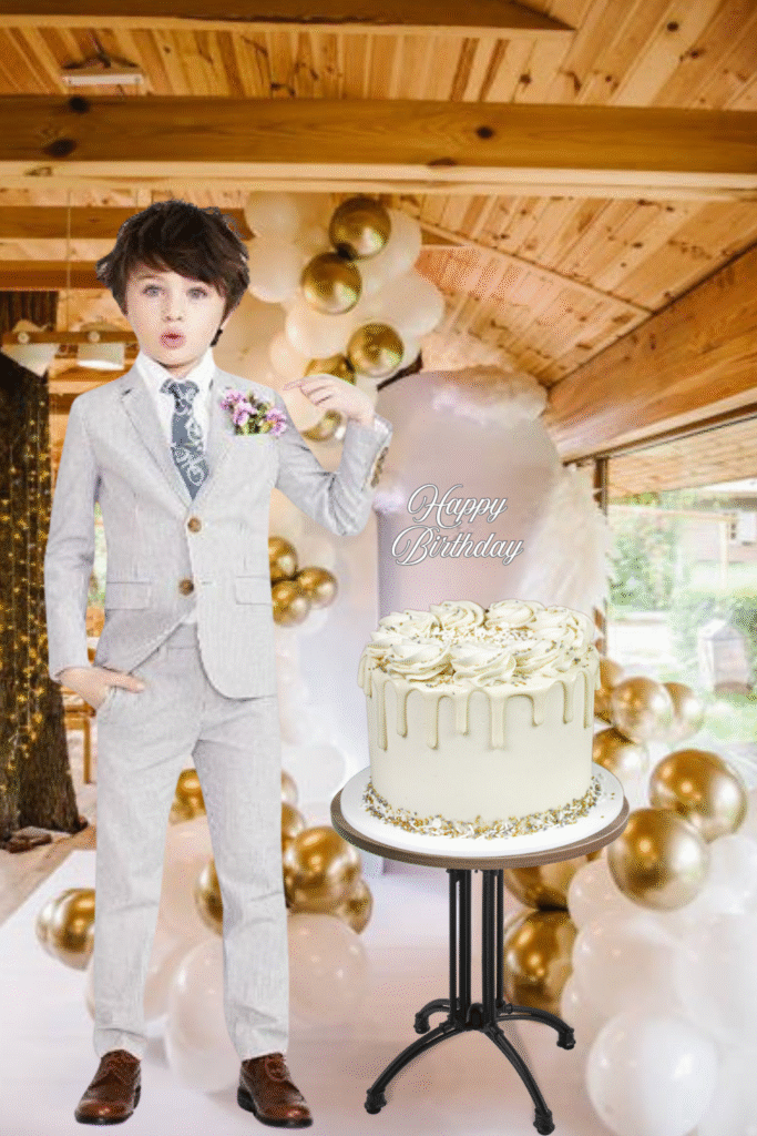 Cute Boy Birthday Party Dress Fashion