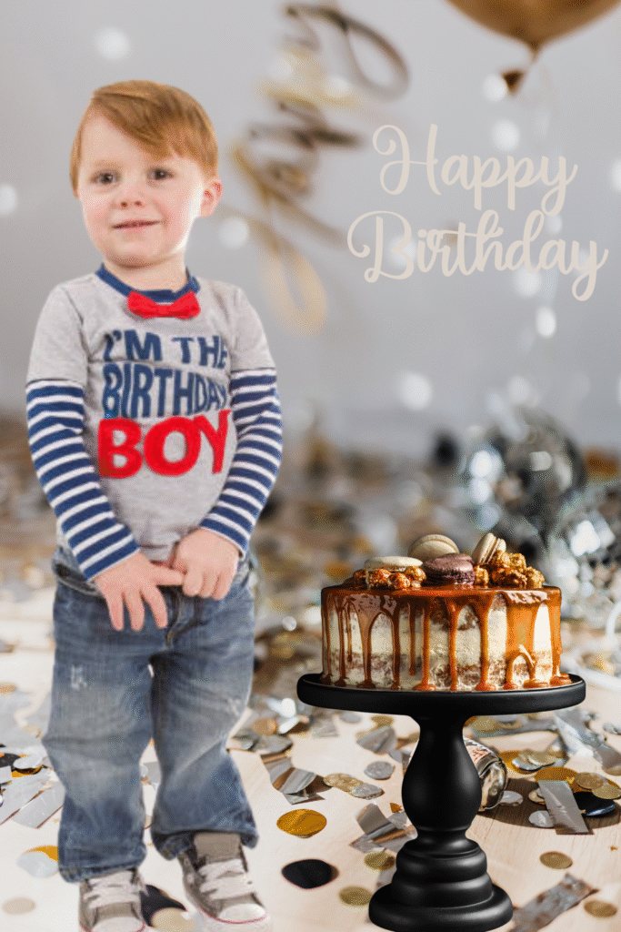Spring and Fall Birthday Outfit for Cute Baby Boy