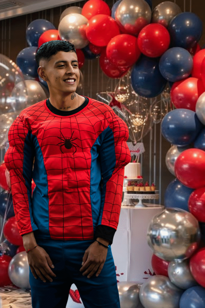 Superhero Boy Birthday Party Outfit 