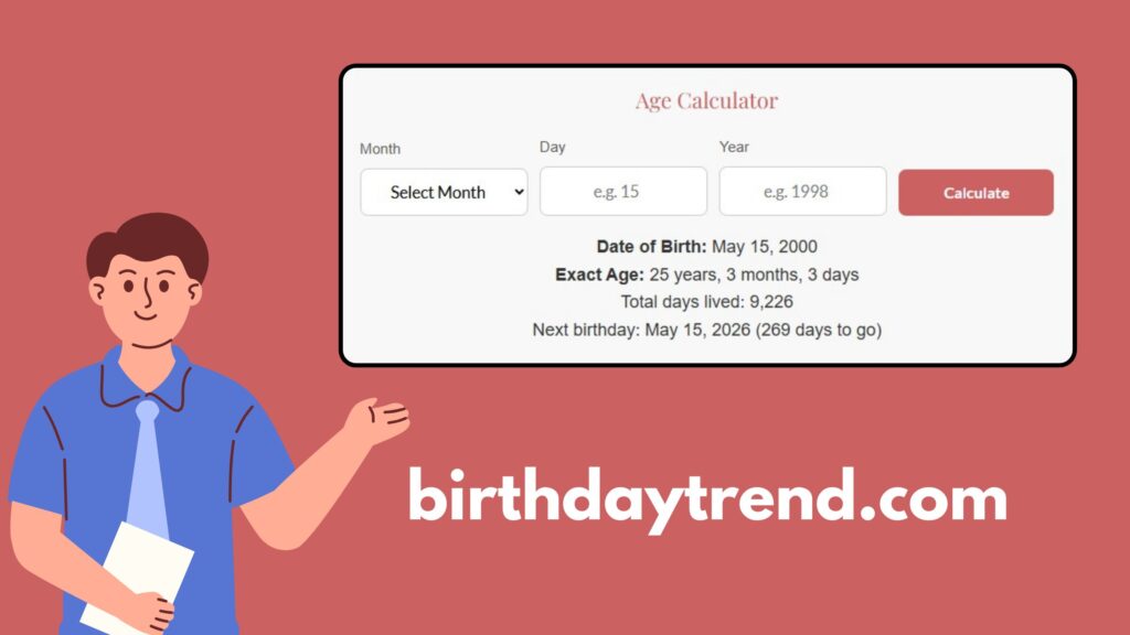 how age calculator work