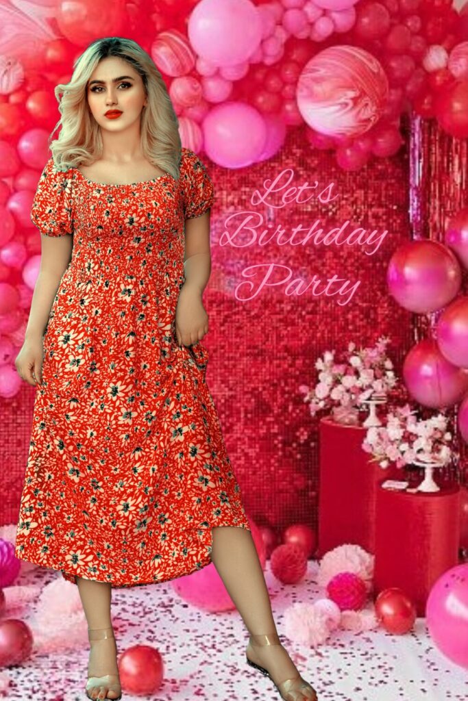 Casual Birthday Maxi Dress