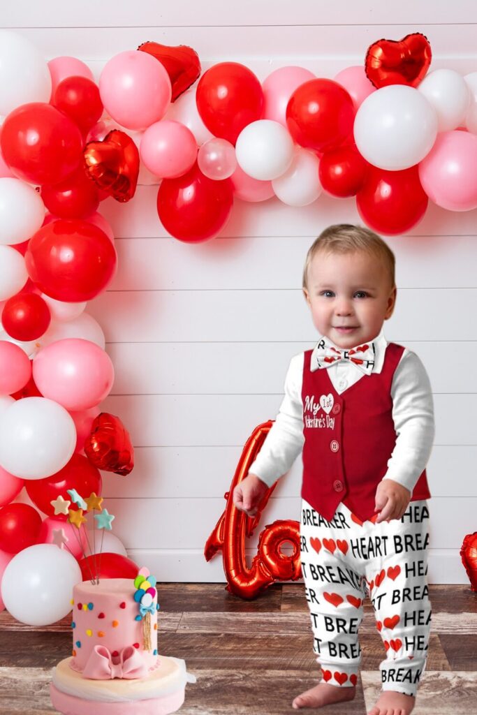 Baby Boy Birthday Romper Dress