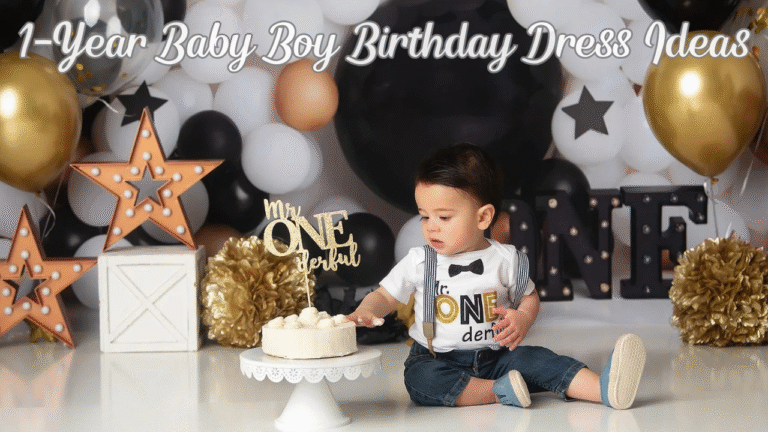 1-Year Baby Boy Birthday Dress Ideas