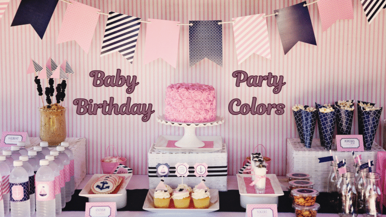 Colors for a Baby Birthday Party