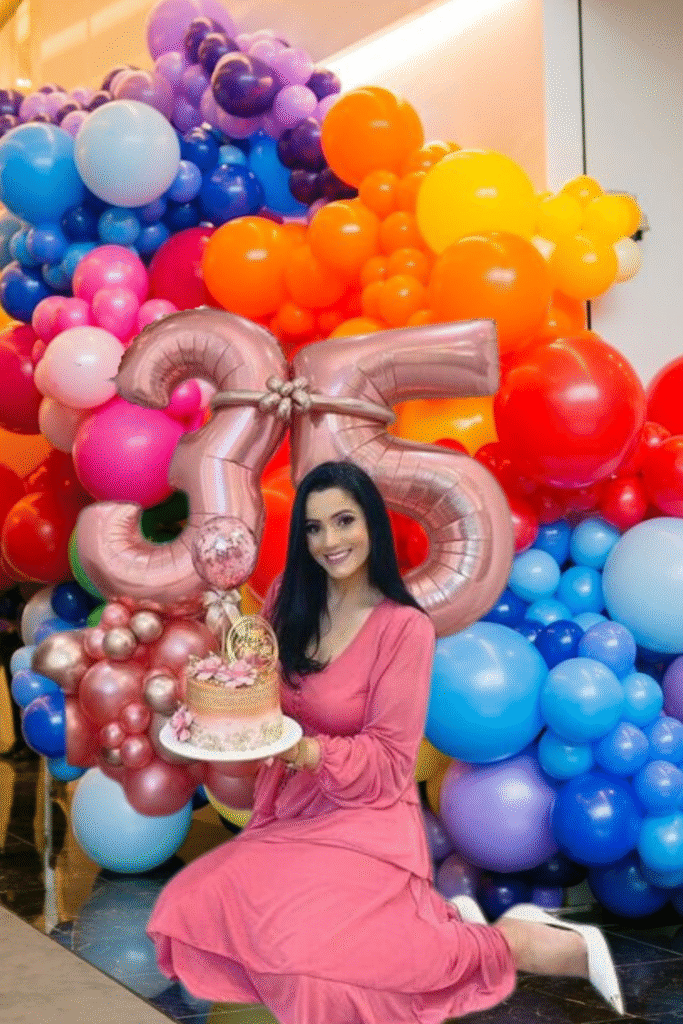 Girl Birthday Decor Balloon Arch 