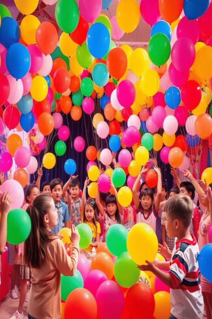 Kids Birthday Balloon Fest Activities