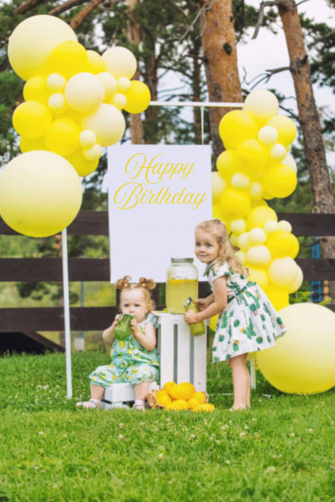 Baby Birthday in Sunny Weather