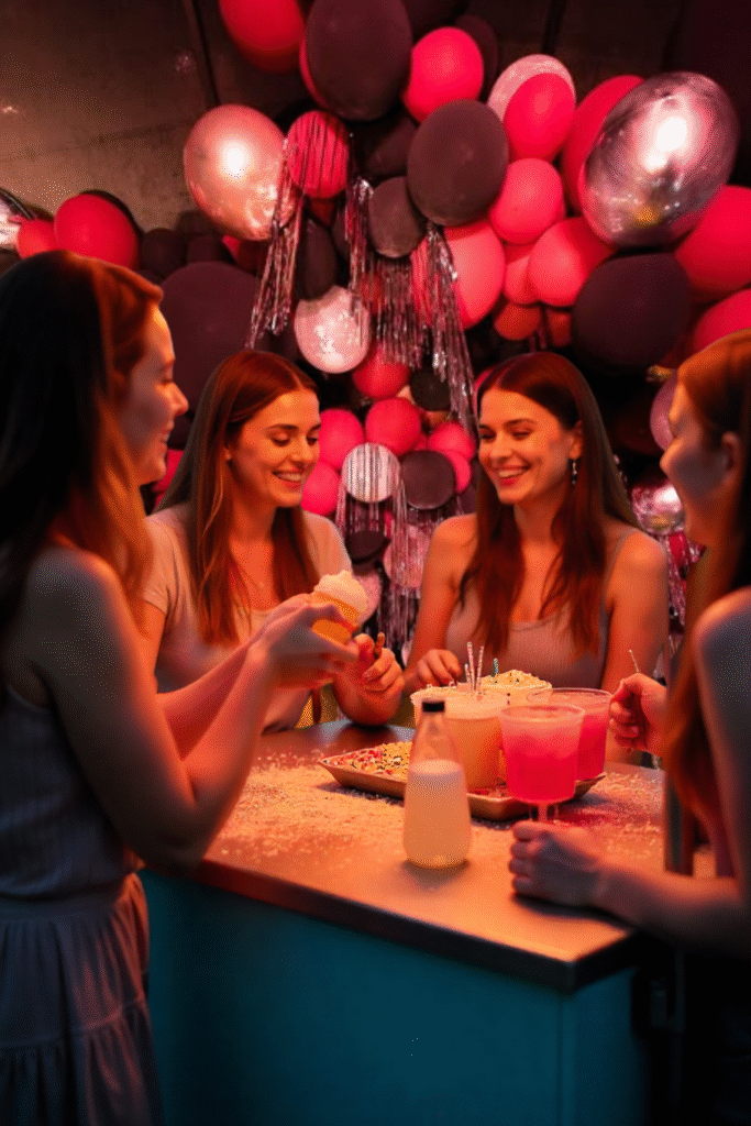 Girl Birthday Ice Cream Food Activity