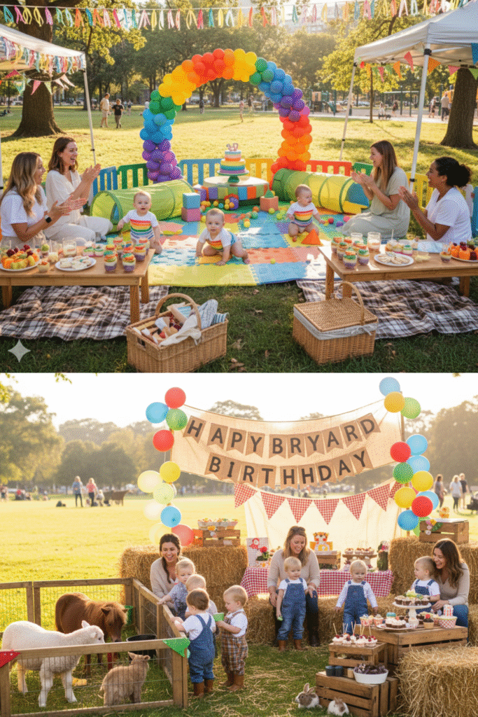 Baby Birthday Party in Park