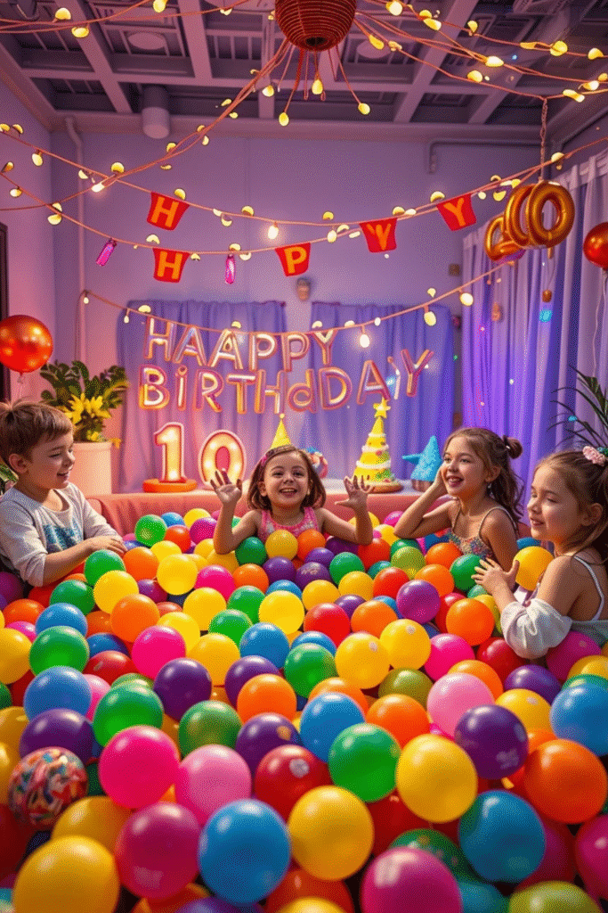 Kids Birthday Ball Pit Activity