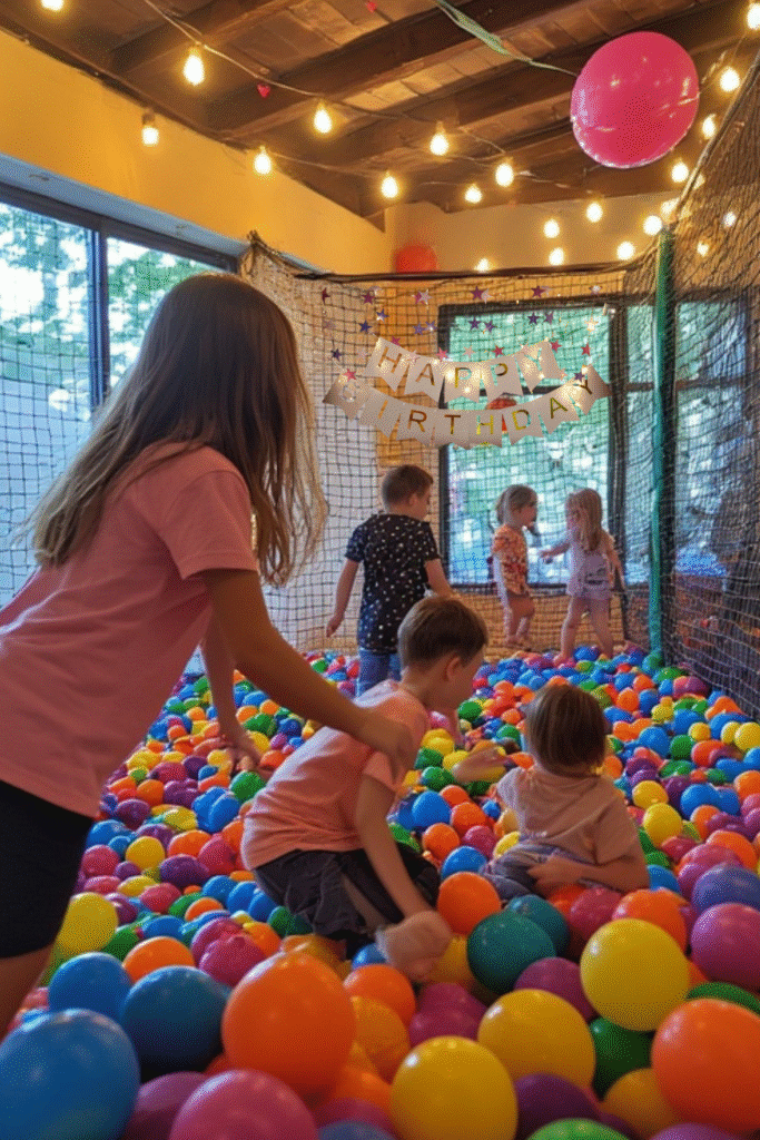 Kids Birthday Ball Pit Activities