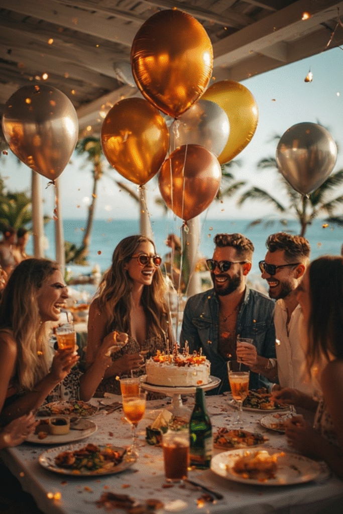 Girl Birthday at Beach Home