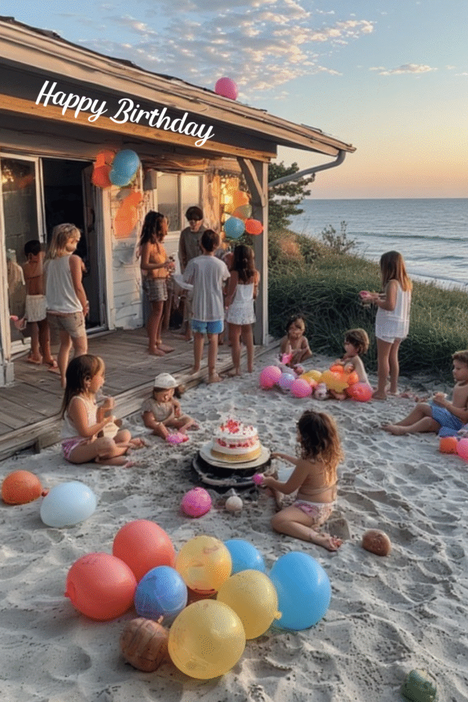 Kids Birthday at Beach Home