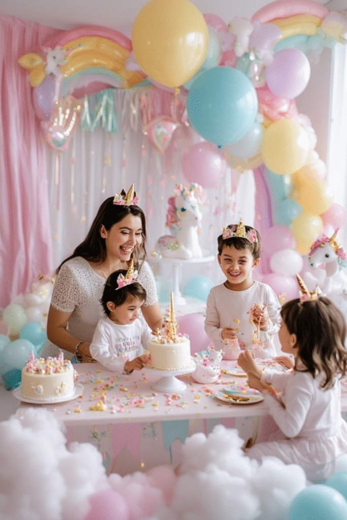 Baby Birthday Unicorn Theme Activity