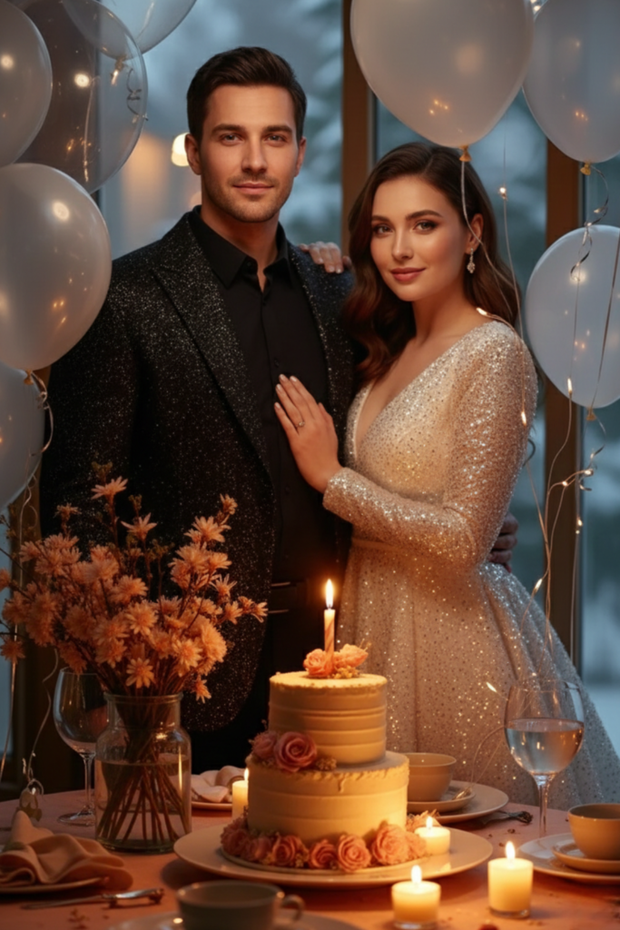 Adult Birthday Party in Winter