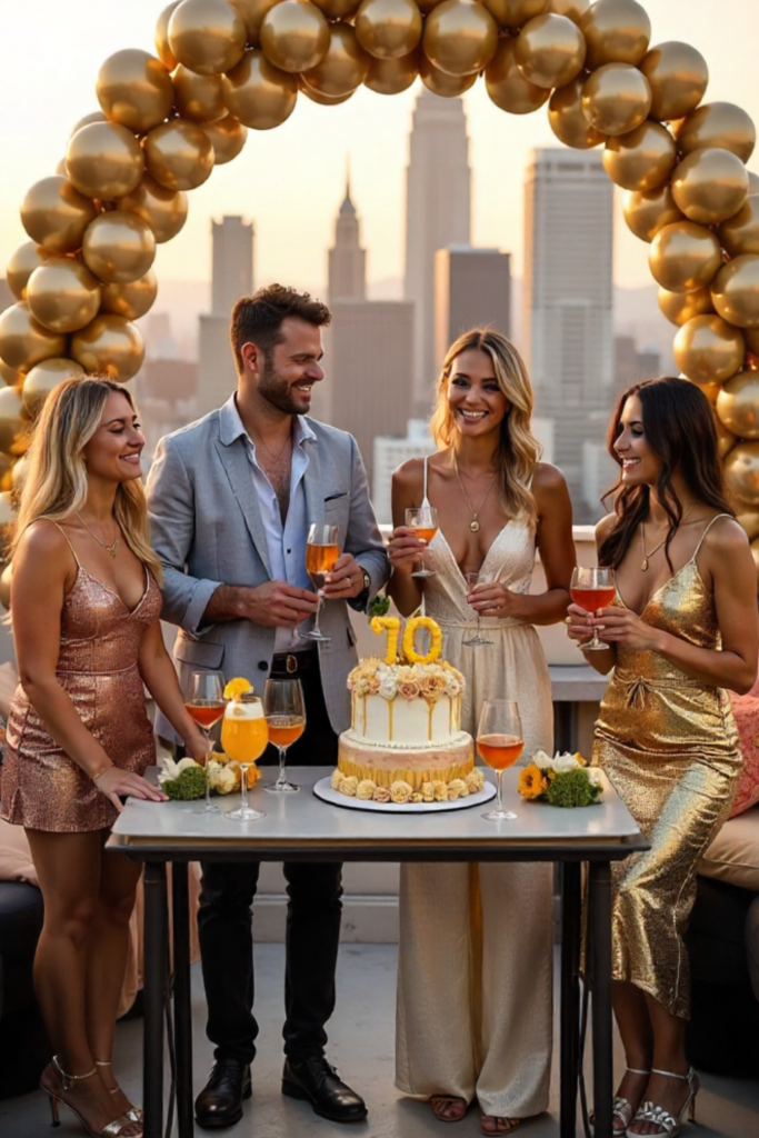 Adult Birthday Celebrate at Rooftop Bars