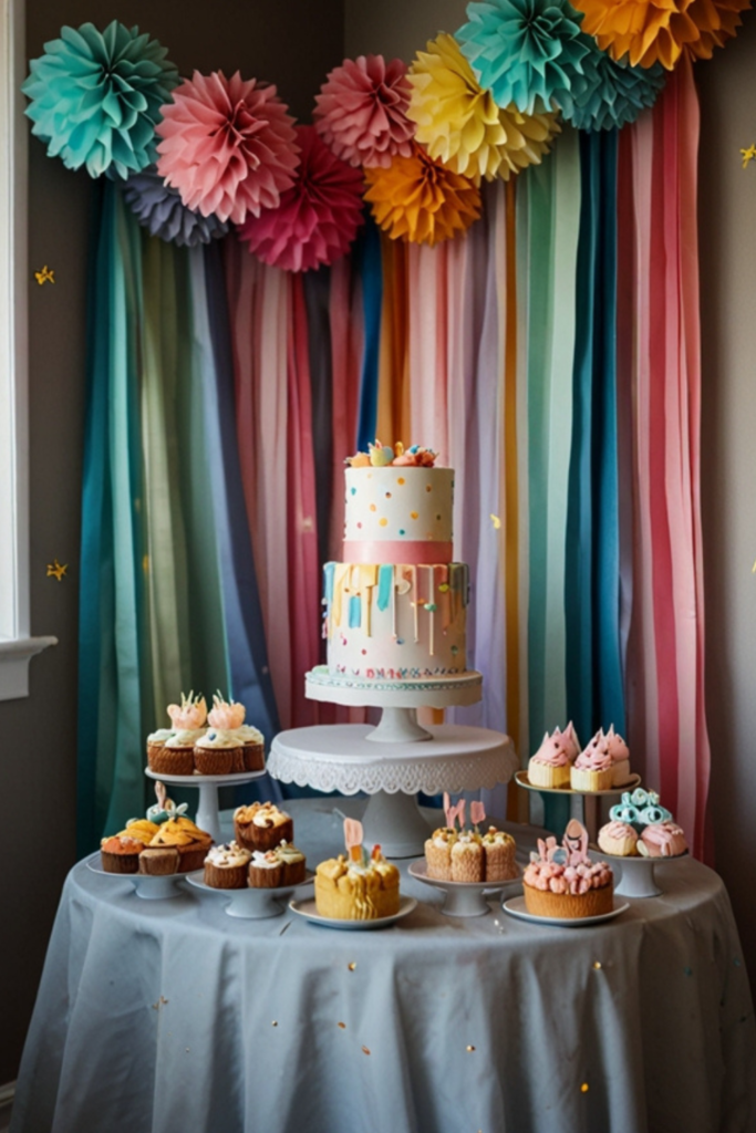 Paper Garlands Decor for Birthday