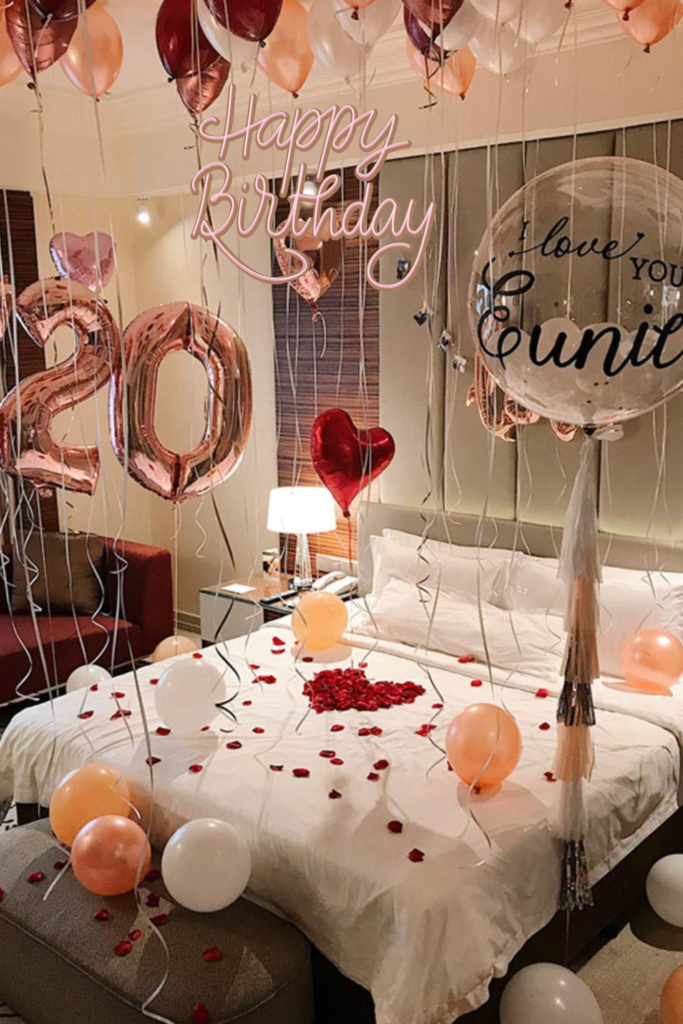 Balloon Decoration in Room