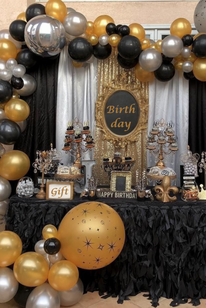 Birthday Table Decor for Gift