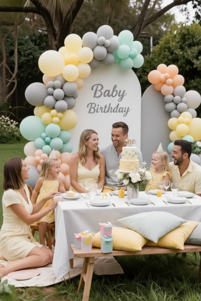 Neutral Color Ideas for Birthday Party