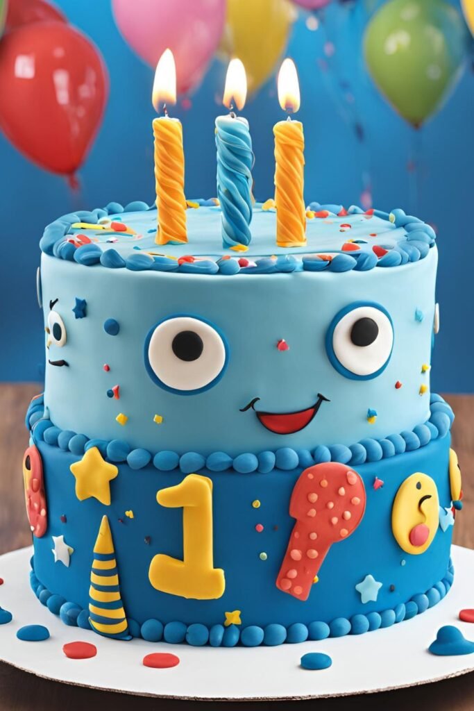 Birthday Cartoon Cake