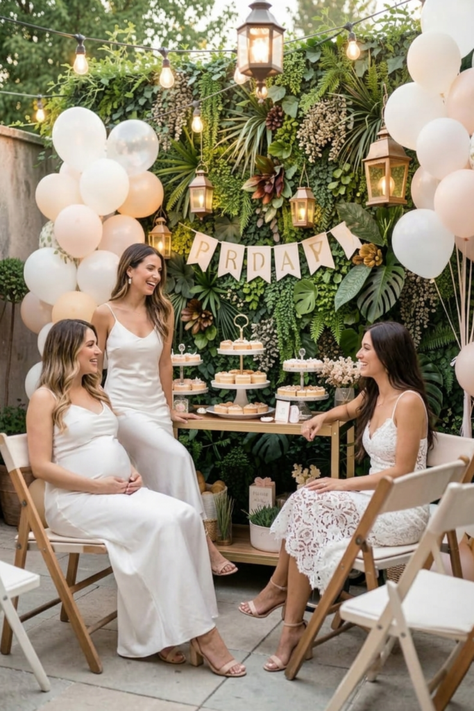 Baby Shower Birthday Small Spaces Setup Ideas