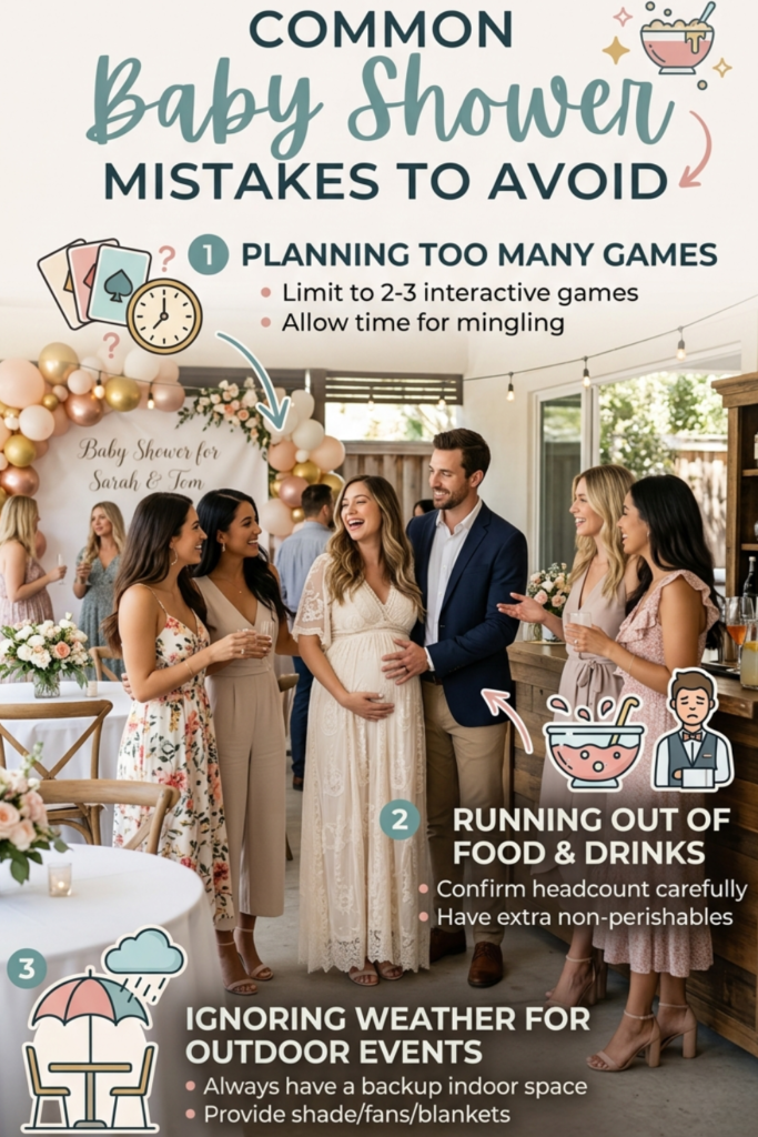 Baby Shower Common Mistakes to Avoid