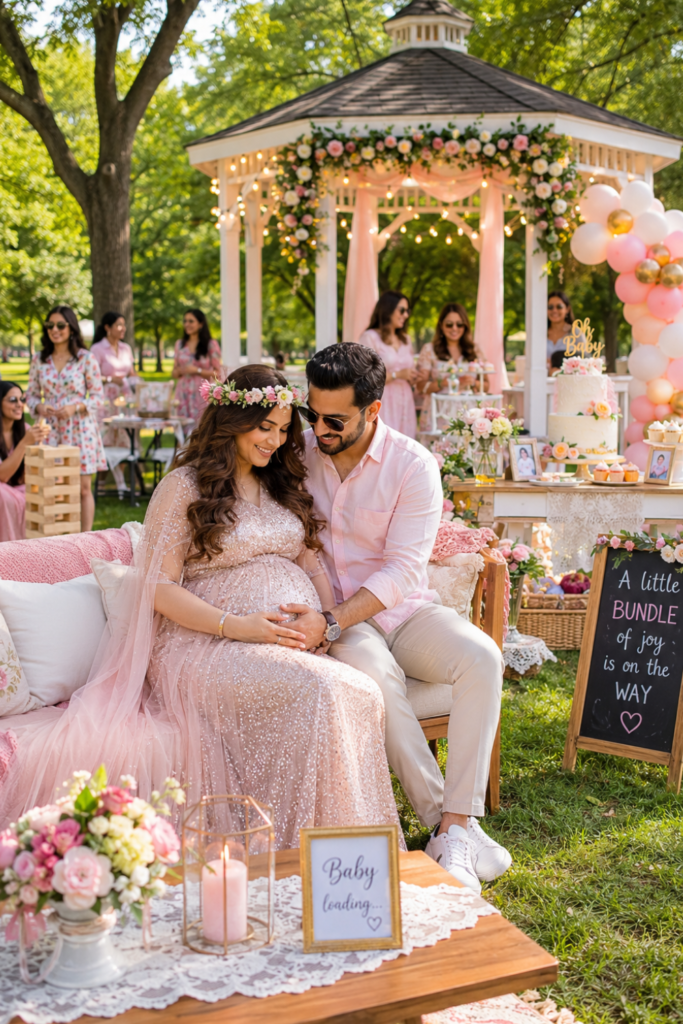Outdoor Couples Baby Shower Ideas
